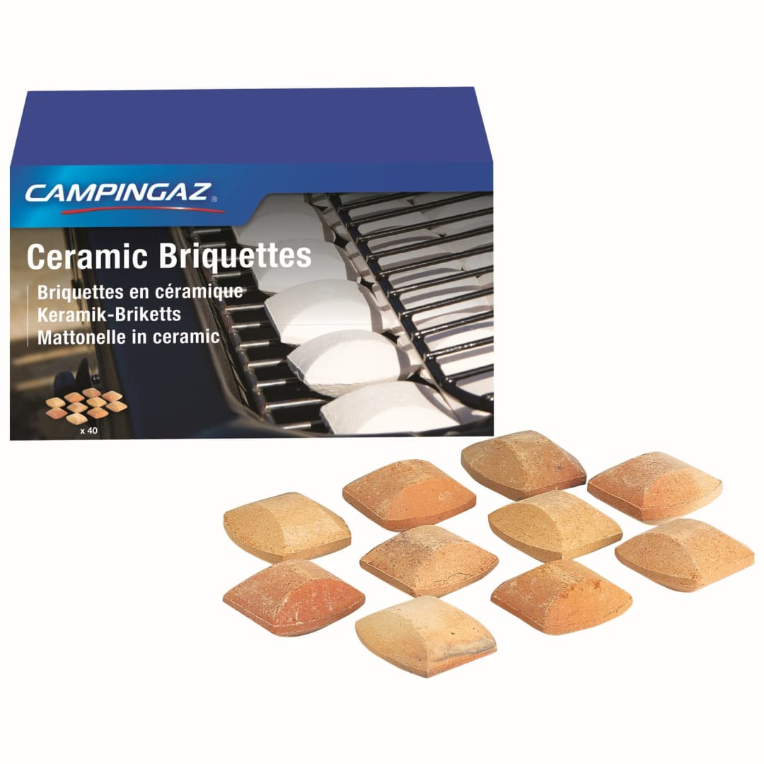 BBQ ACCY CERAMIC BRICKETS (40)