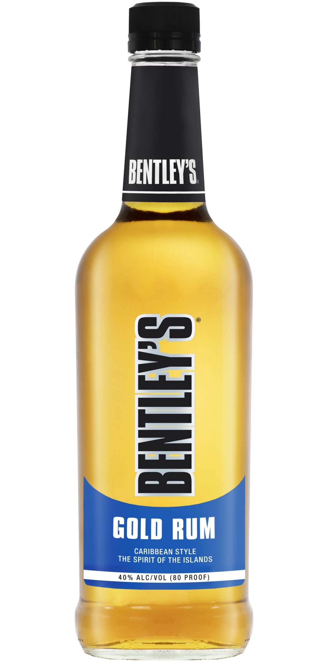 Bentley's Caribbean Style Gold Rum 750ml 80 Proof