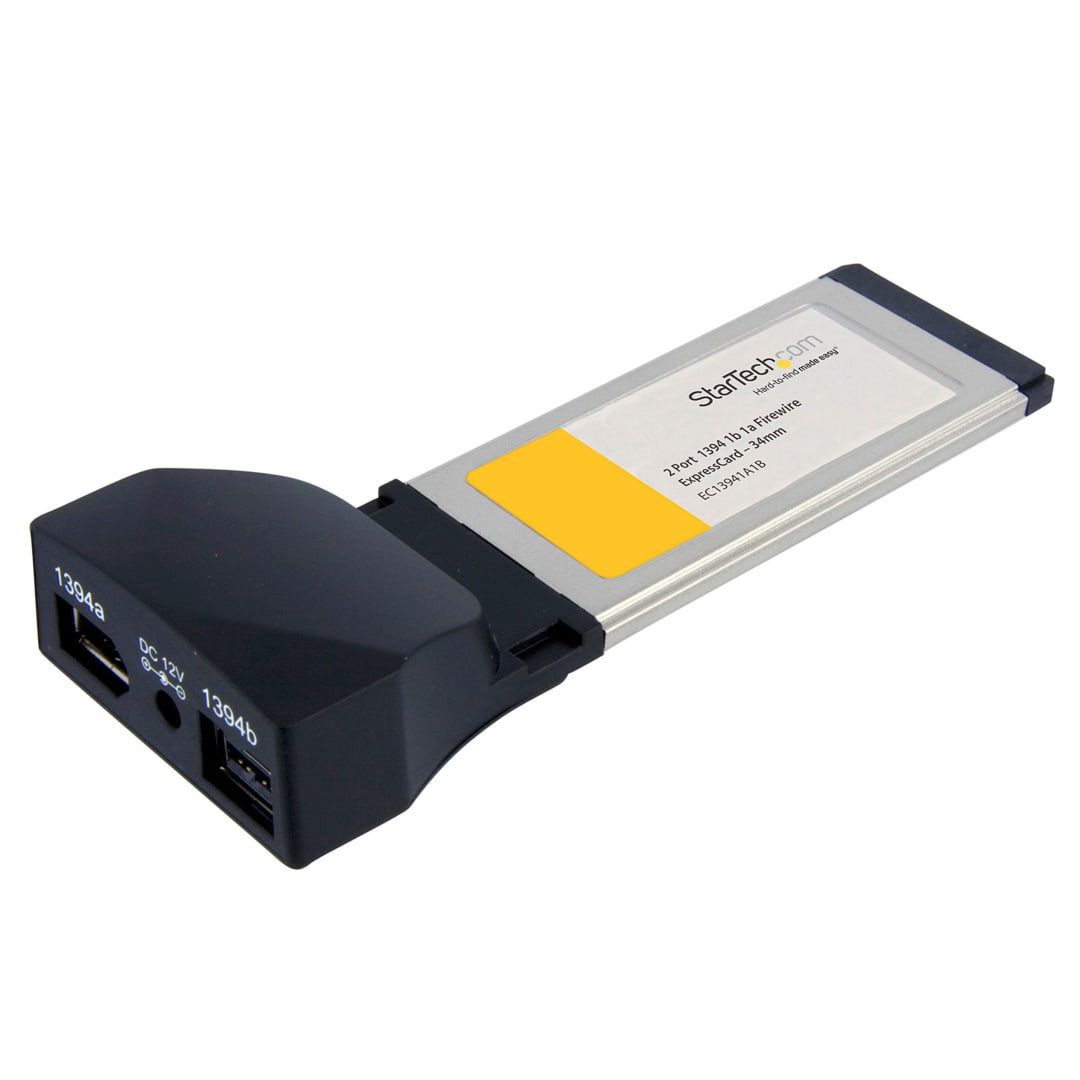 2 Port ExpressCard34 Firewire Adapter 1A 1B Port