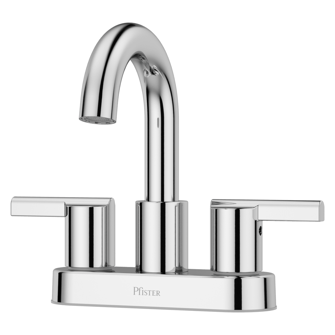 Brislin 2-Handle 4" Centerset Bathroom Faucet in Polished Chrome