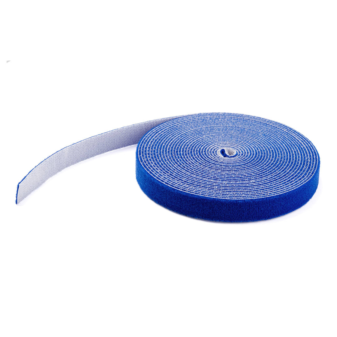 Hook and Loop tie Blue 50 ft