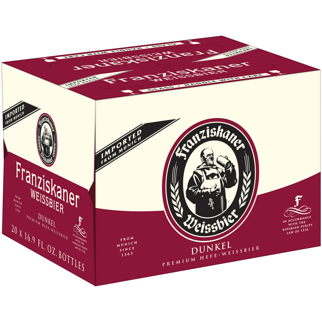 Franziskaner Hefeweisse Dunkel Dunkelweizen, 20 Pack 17 fl. oz. Bottles