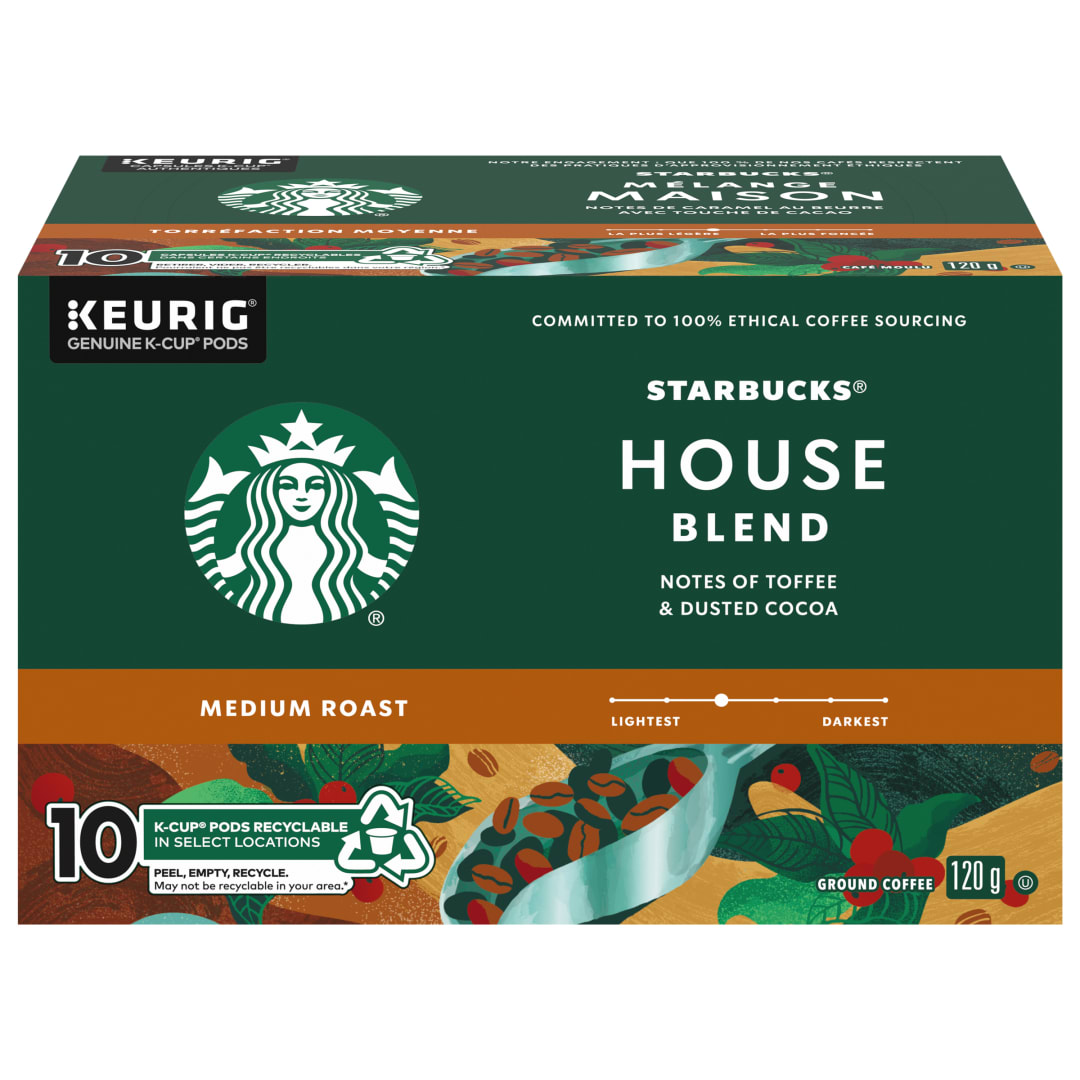 SBUX K-Cup House Blend 6x10ct CA