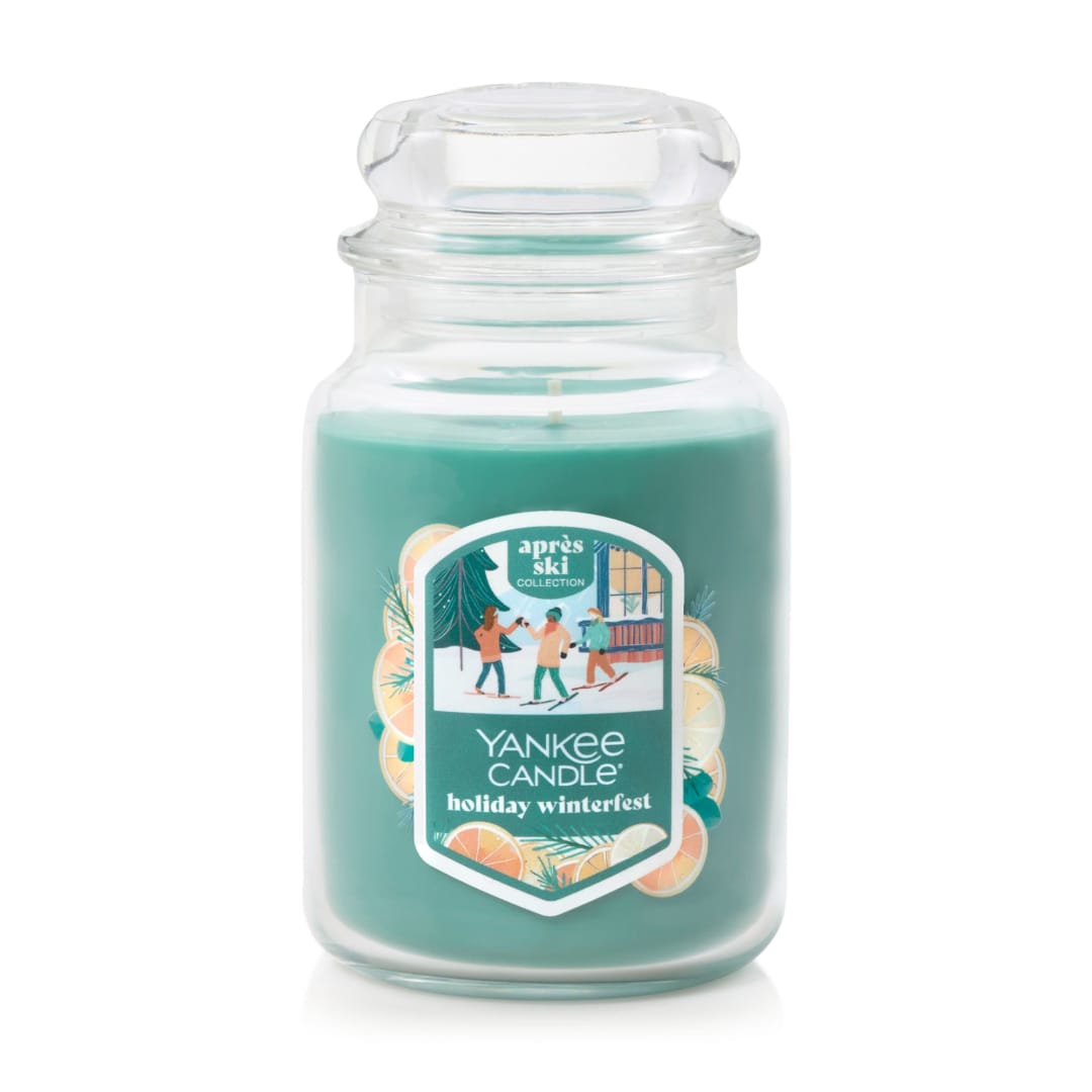 Yankee Candle Holiday Winterfest Original Large Jar Scented Candles, 22 oz