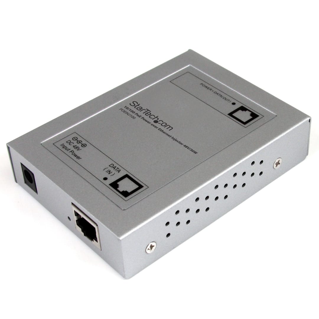 10/100 PoE Injector - Power over Ethernet