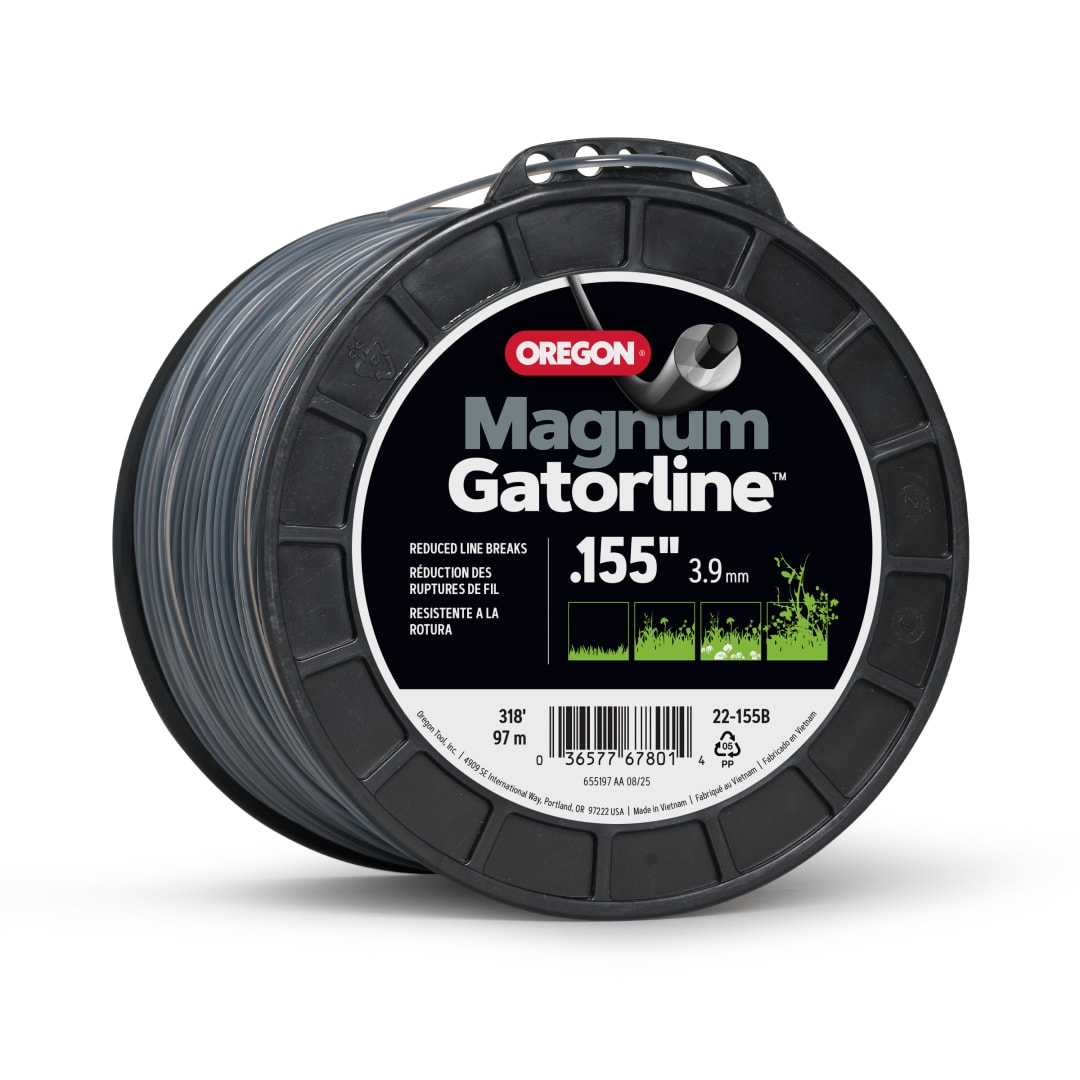 Oregon Magnum Gatorline Round Trimmer line, 0.155in, 318ft Spool