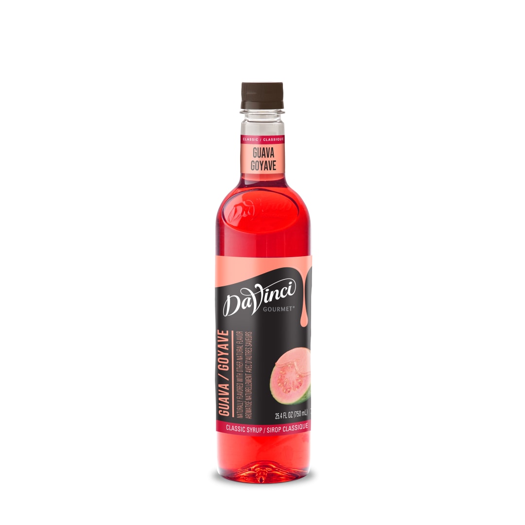 DaVinci Gourmet Guava Syrup, Plastic Bottle, 4 x 750 mL