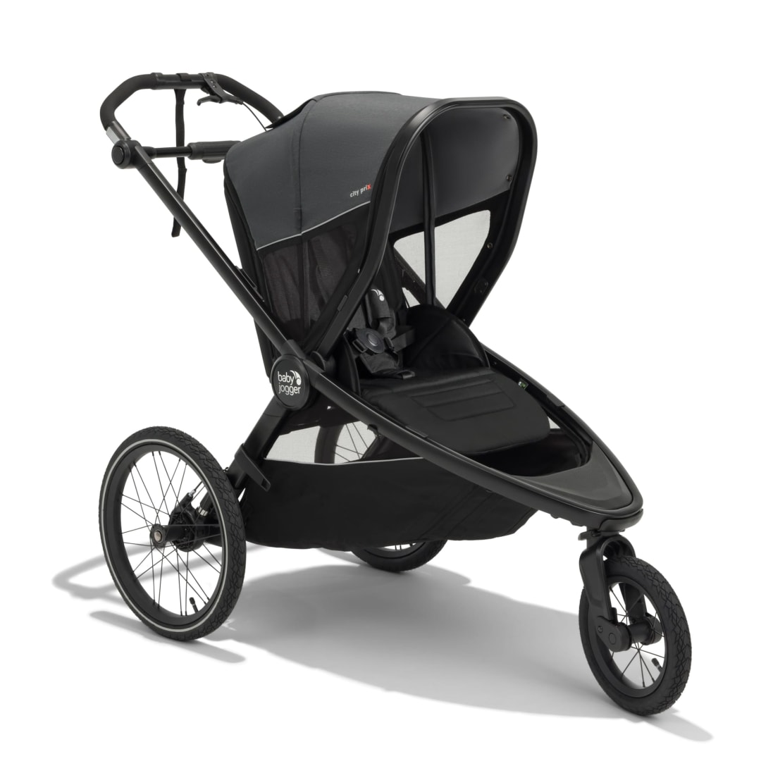 Baby Jogger® City Prix™ jogger x bike trailer Stroller, Ambition Black