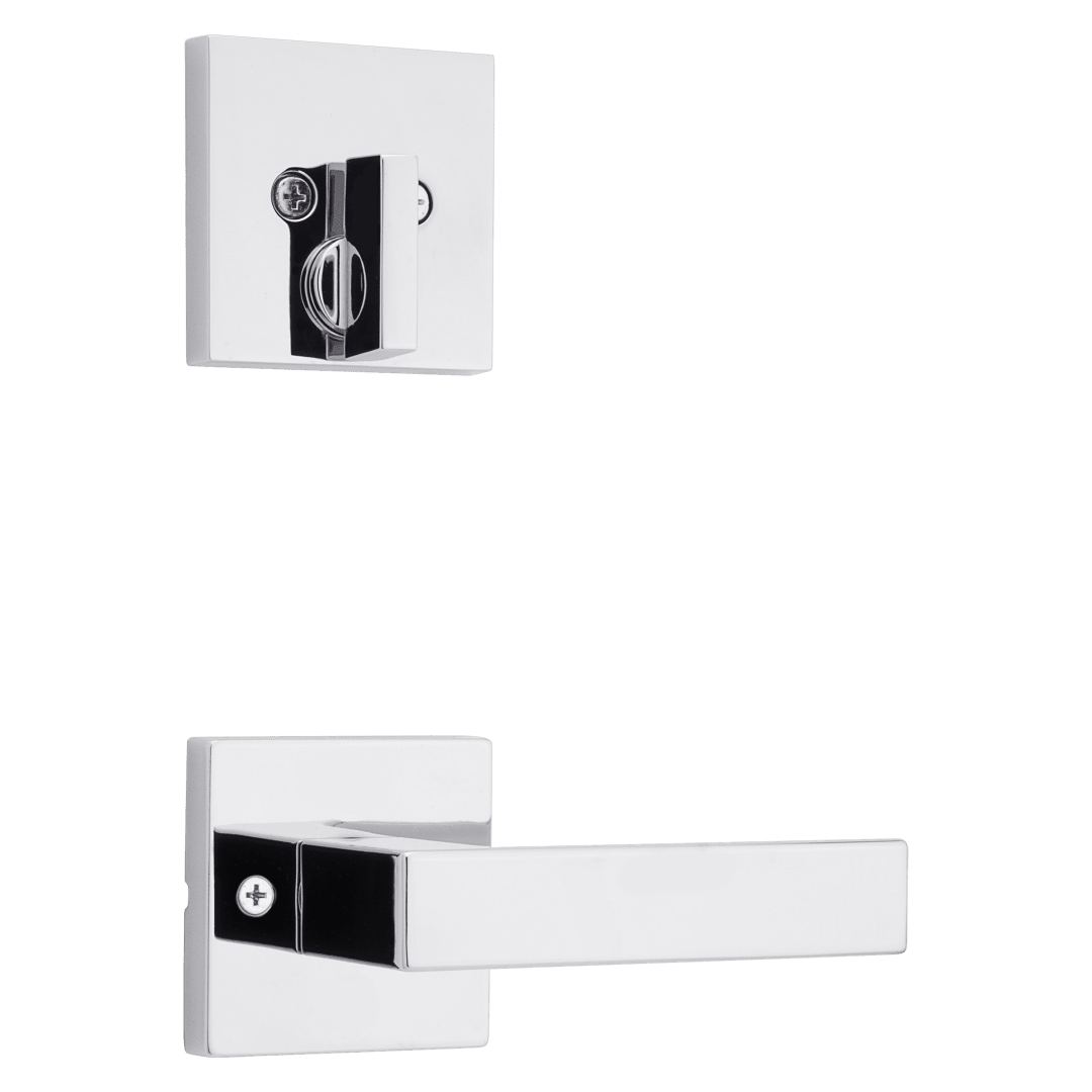 971 Single Cylinder Interior Pack w/ Singapore Lever for Signature Series Handlesets in Polished Chrome