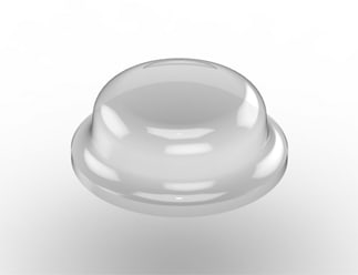 3M™ Bumpon™ SJ5376 Elastikpuffer, Transparent, 8 mm x 2.8 mm, Klebstoff Acrylat A-20