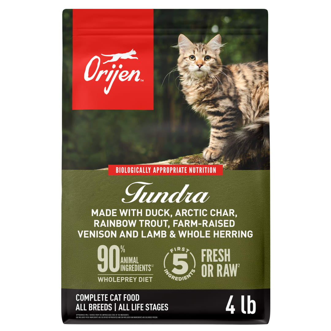 ORIJEN Grain Free High Protein Premium Dry Cat Food Tundra Recipe