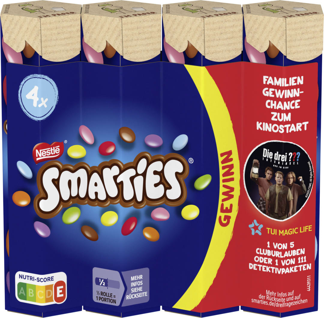 NESTLE SMARTIES 4er Multipack (4x34g)