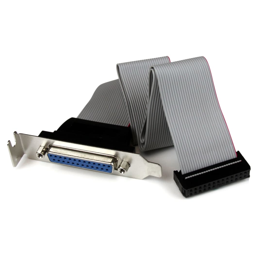 LP 16in DB25 Parallel to IDC26 Header Slot Plate
