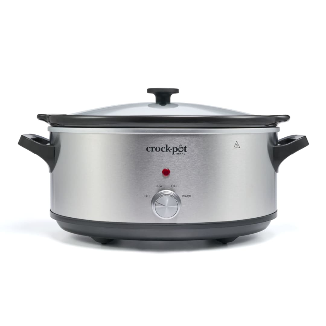 Crock-Pot 10QT Manual Slow Cooker, Stainless Steel