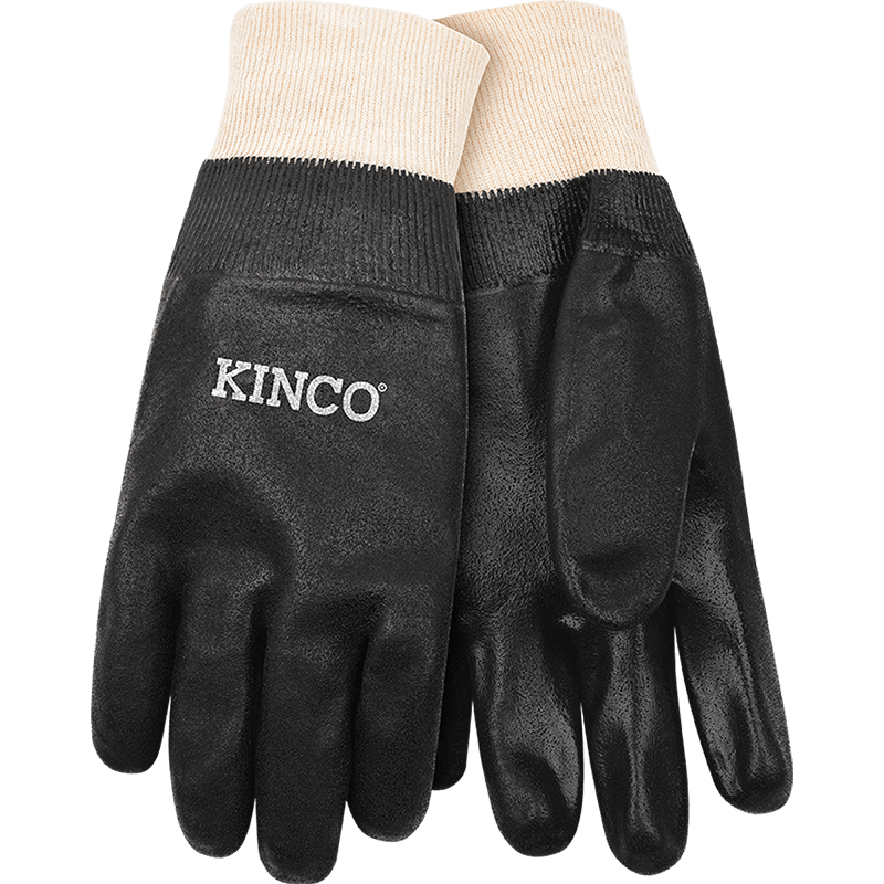 Sandy Finish PVC with Knit Wrist