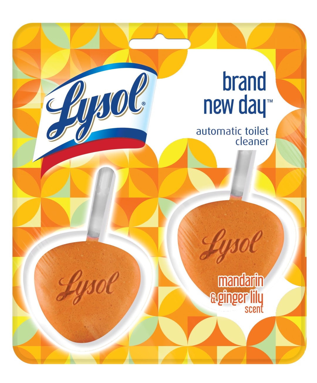 LYSOL® Automatic Toilet Bowl Cleaner - Brand New Day™ Mandarin & Ginger Lily 4/2 ct.