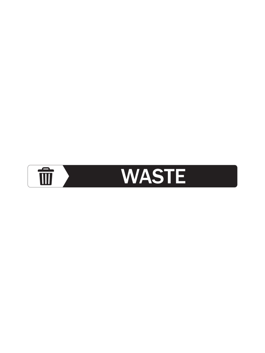  RENEGADE - Label - Waste - Black-White