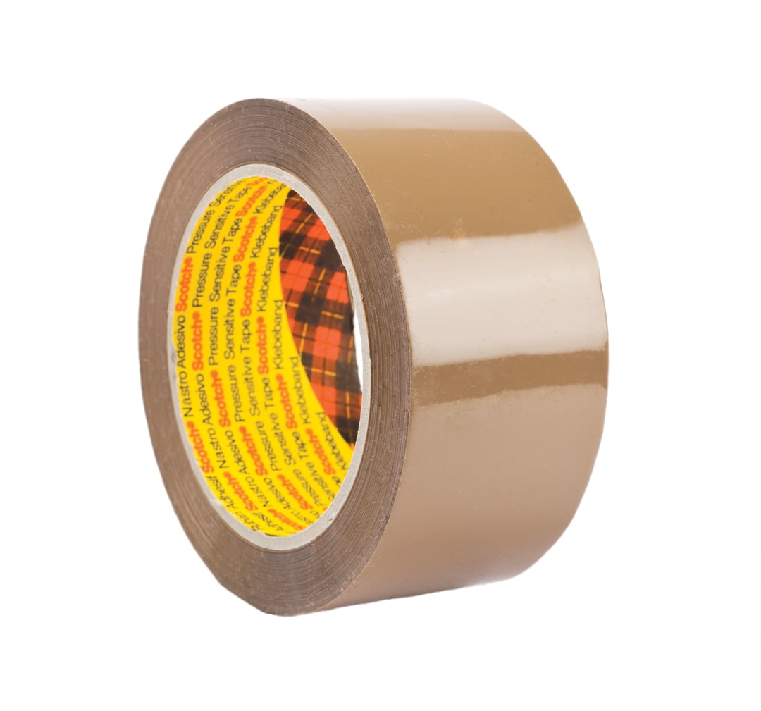 Scotch® Verpackungsklebeband 313, Braun, 50 mm x 66 m, 0.065 mm, 0.065 mm