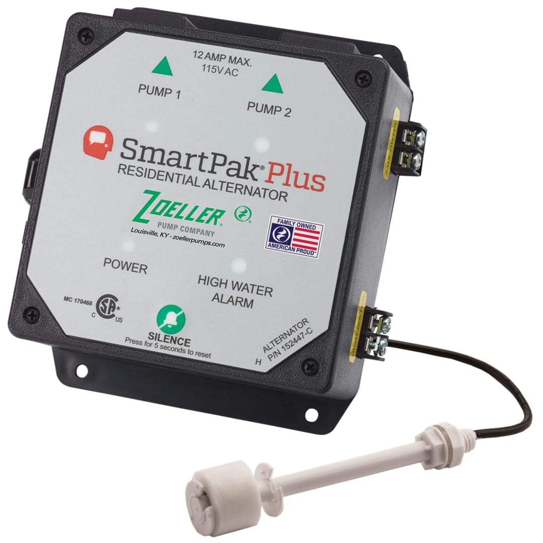 Zoeller 10-0804 SmartPAK® Plus Residental Alternator