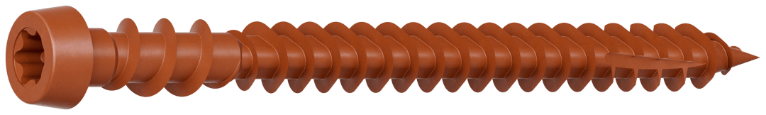 Simpson Strong-Tie DCU238STN01 Deck-Drive™ DCU COMPOSITE Screw (Collated) — #10 x 2-3/8 in. Quik Guard® Tan 01 (1000-Qty) (Pack of 100)