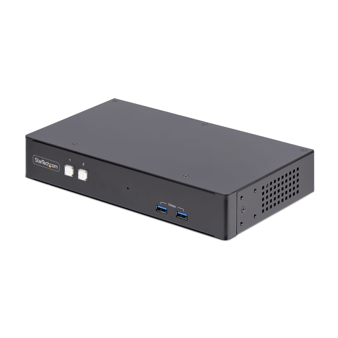 2 Port Dual DP 1 2 4K60Hz KVM w  Audio USB 3 2 RS232