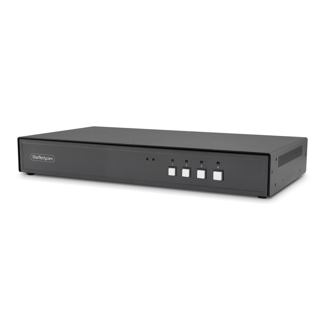 4-Port SH DP to 2xHDMI Secure KVM w/audio and CAC