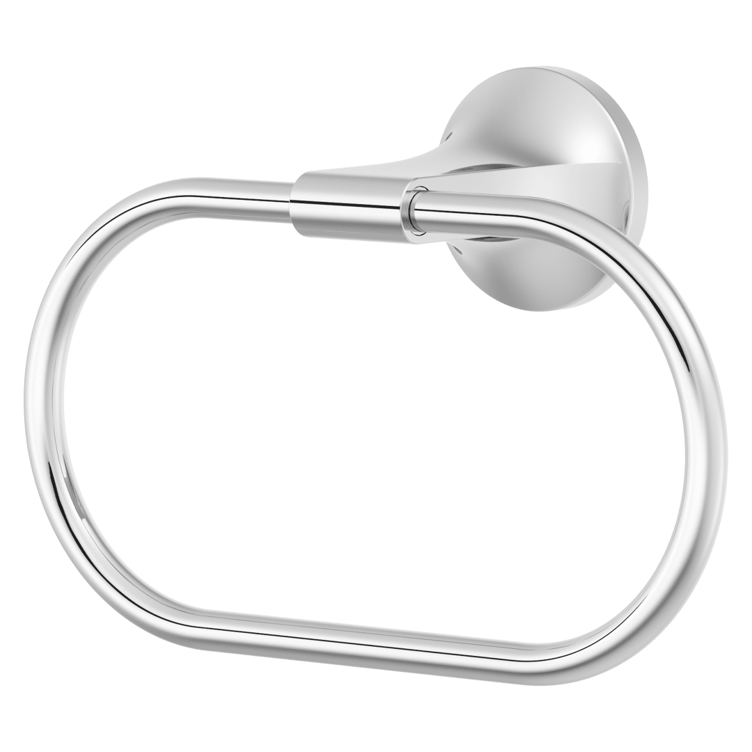 Pfirst Modern Towel Ring in Polished Chrome