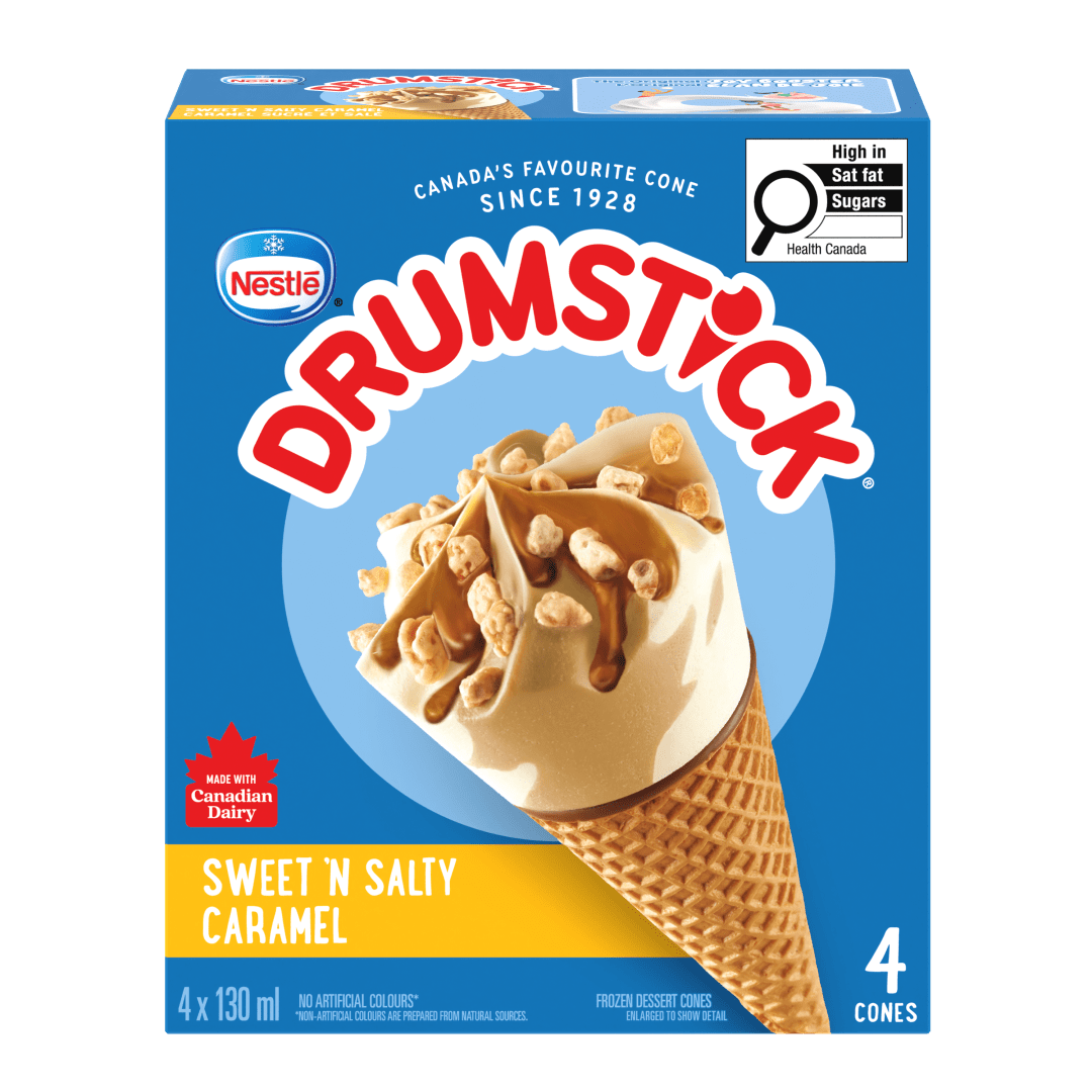 DRUMSTICK Swt 'n Slty Crml 6(4x130ml) CA