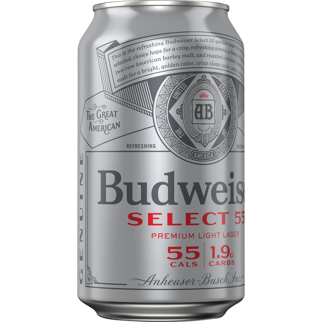 Budweiser® Select 55™ Light Beer, 12 fl. oz. Can