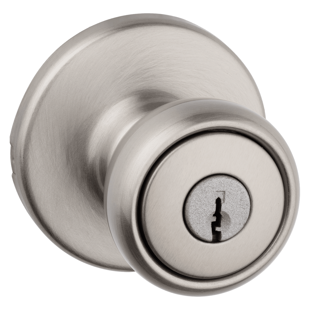 Tylo Keyed Entry Knob in Satin Nickel