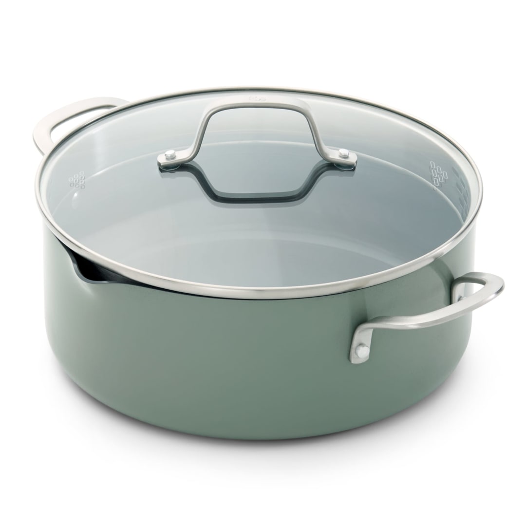 Calphalon® Ceramic Nonstick 5-Qt. Dutch Oven with Lid, Silver Ash