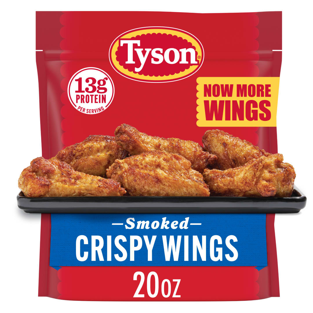 Tyson Frozen Smoked Crispy Wings, 20 oz