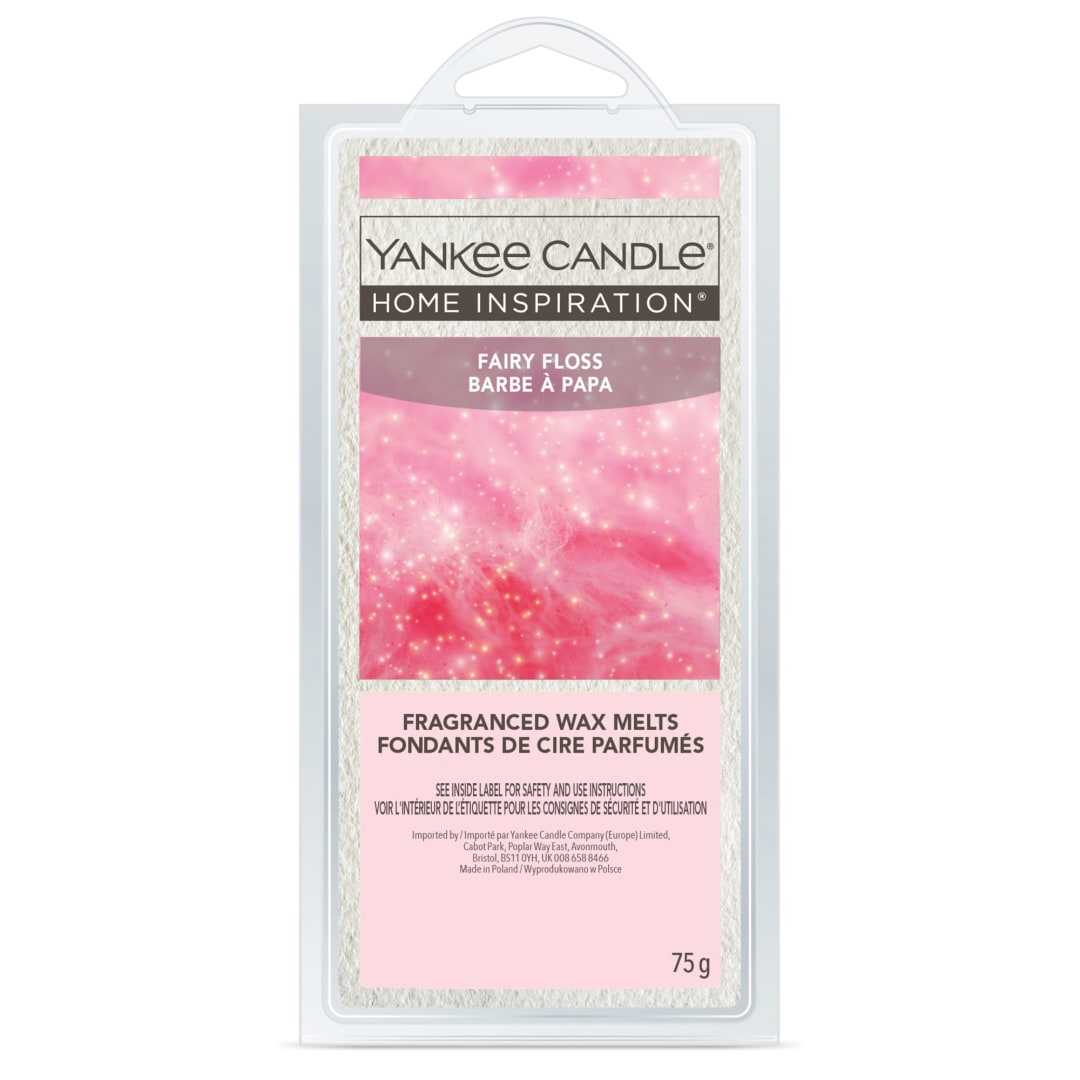 Yankee Candle® Home Inspiration Scented Wax Melts | Fairy Floss Wax Melts | Up to 4 Hours of Fragrance | 6 Count