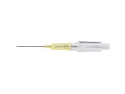 Venocan Pencil Style IV Catheter, Yellow, 24G x 20mm, Sterile