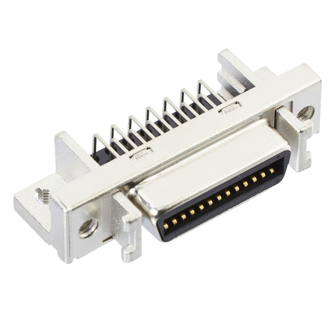 3M™ 10226-52B2, Buchsenstecker MDR, 90° abgewinkelt, 26-pol, 102 Serie, 1,27 mm, 0,20 µm Au