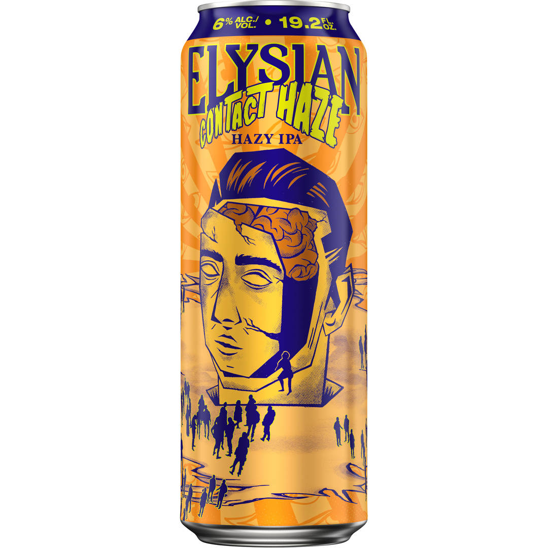 Elysian Contact Haze Hazy IPA Beer 19.2 fl oz