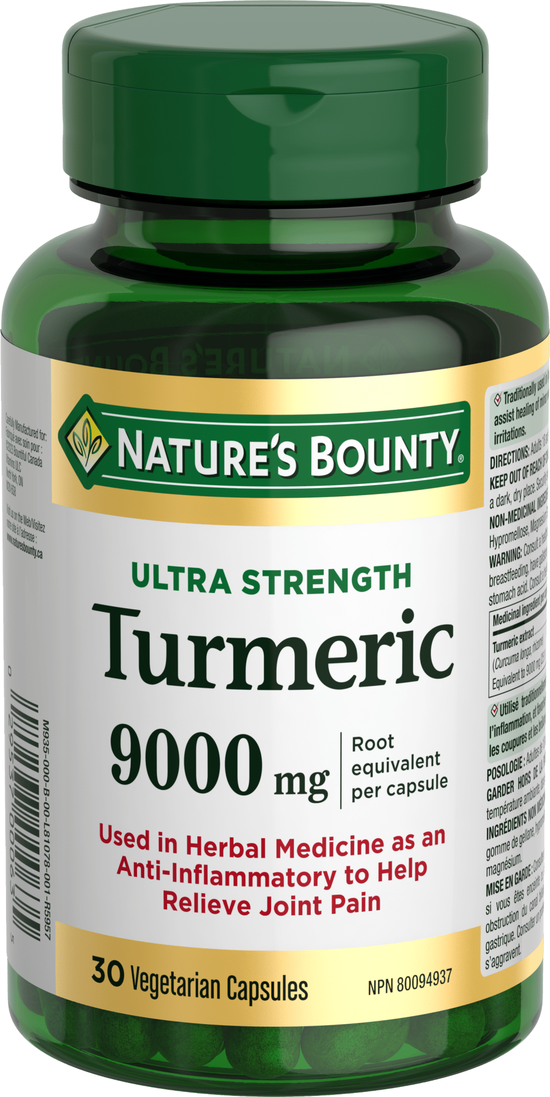 NBBL TurmericVeg 9000mg BC 24x30ct CA