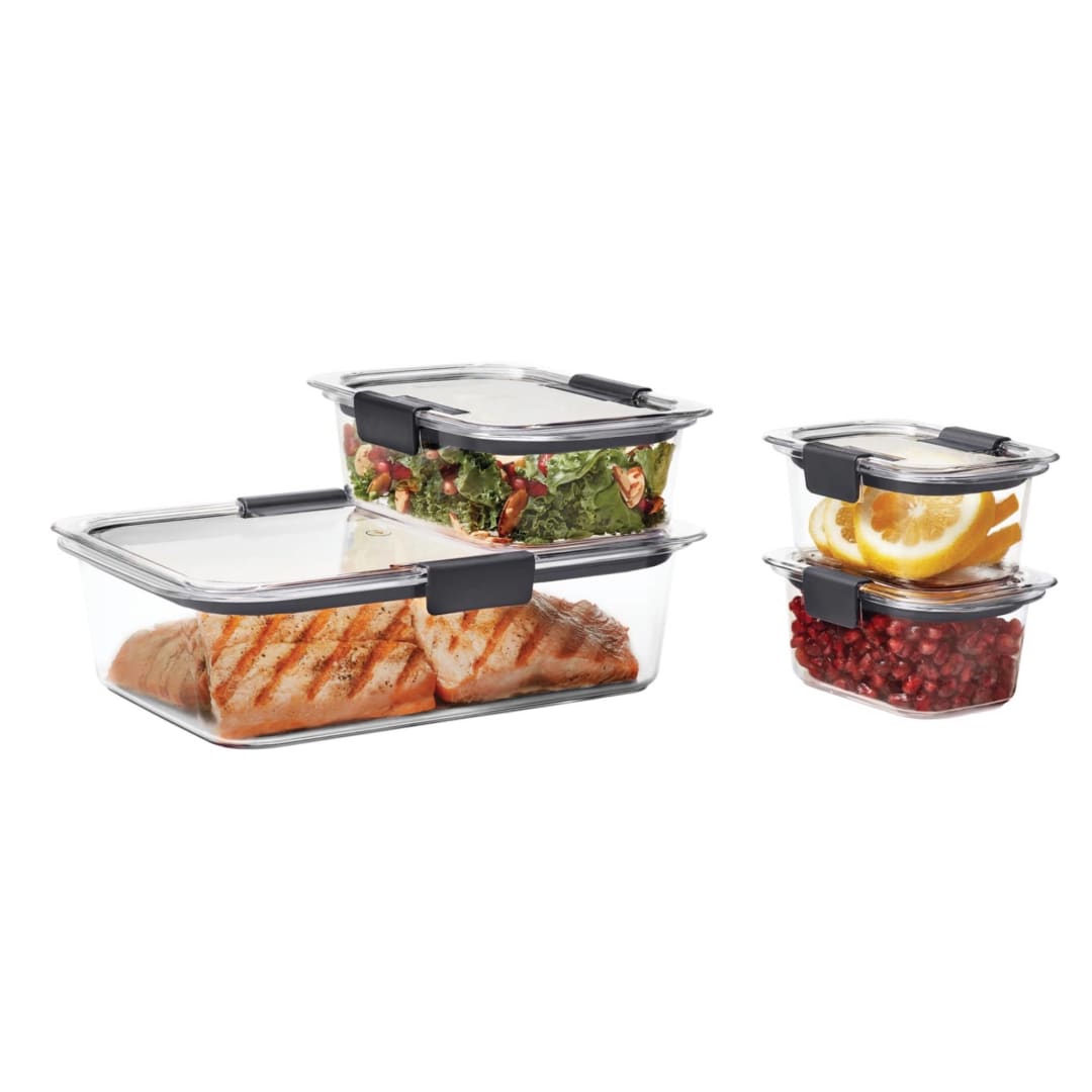 Rubbermaid Brilliance 8-Piece Food Storage Container Set