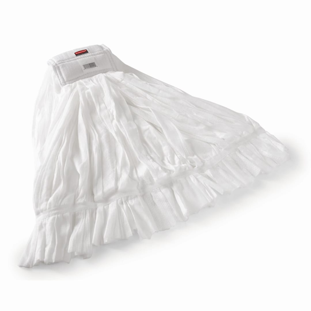 #24 Disposable Wet Mop, 5" Headband, White