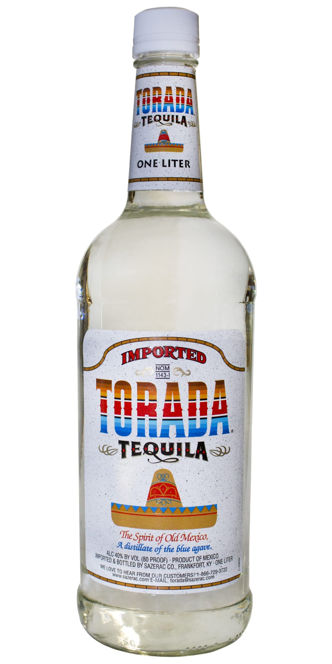 Torada White Tequila 1.l 80 Proof