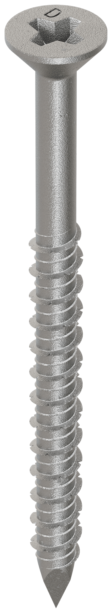 Simpson Strong-Tie TTN25314PFSS Titen® 1/4 in. x 3-1/4 in. Phillips Flat-Head Stainless-Steel Concrete and Masonry Screw (100-Qty) (Pack of 4)