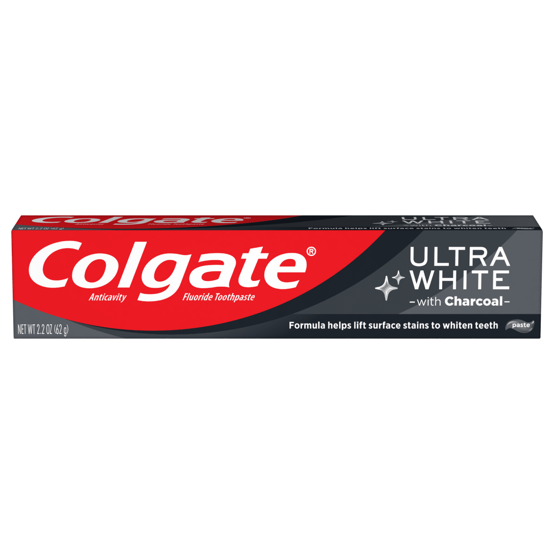 Colgate Ultra White with Charcoal Toothpaste, Paste - 2.2 Ounce
