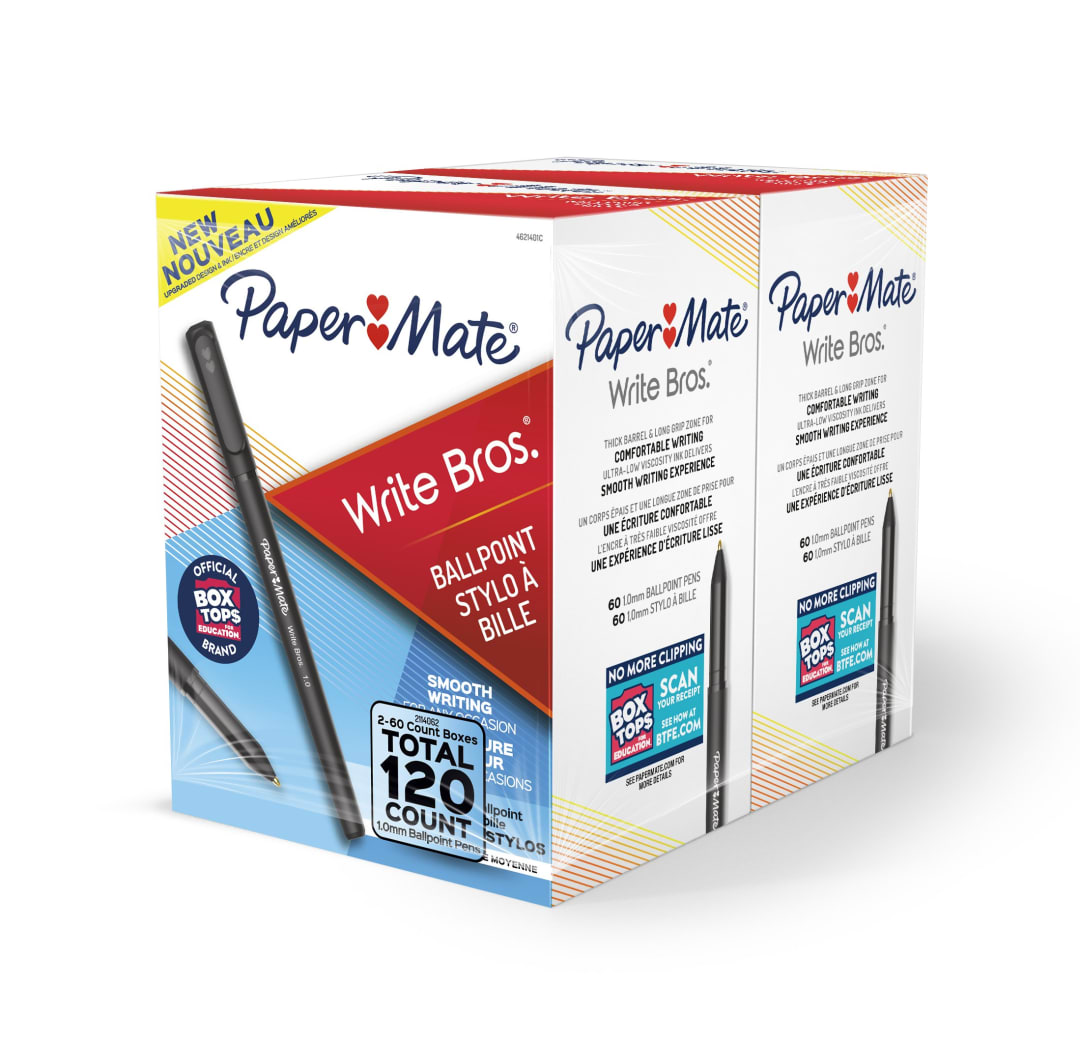 PM WRITE BROS 1.0MM 120CT BLK BOX