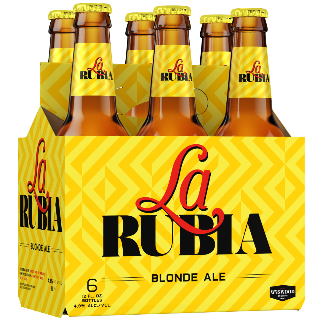 La Rubia Blonde Ale, 12oz. Bottle 6 pack