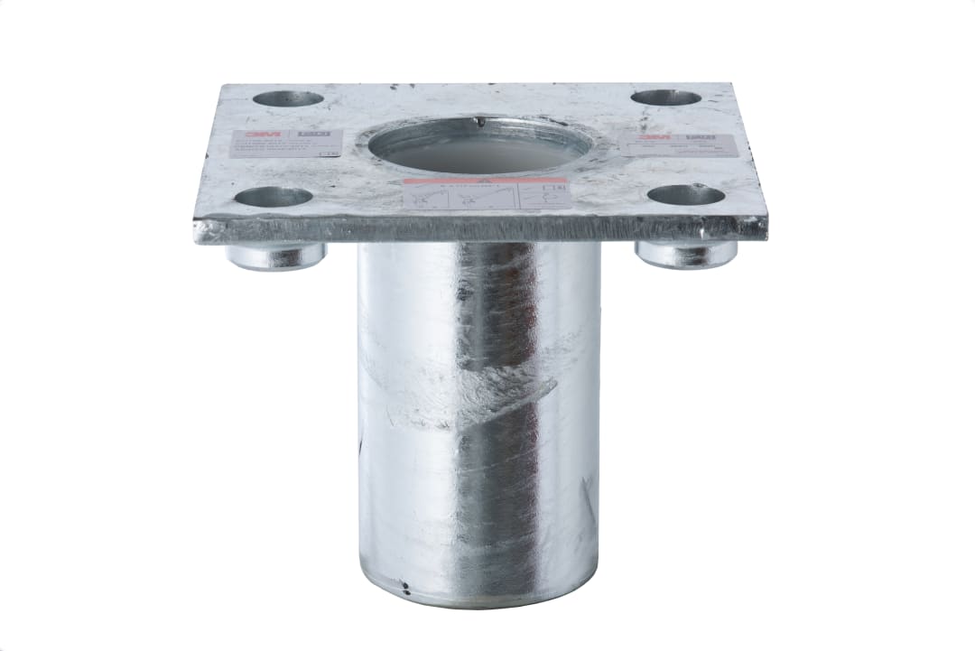 3M™ DBI-SALA® Kapalı Alan, Gömme Taban Üst Plakalı, Yüksek Kapasite, Galvanize, 8000091