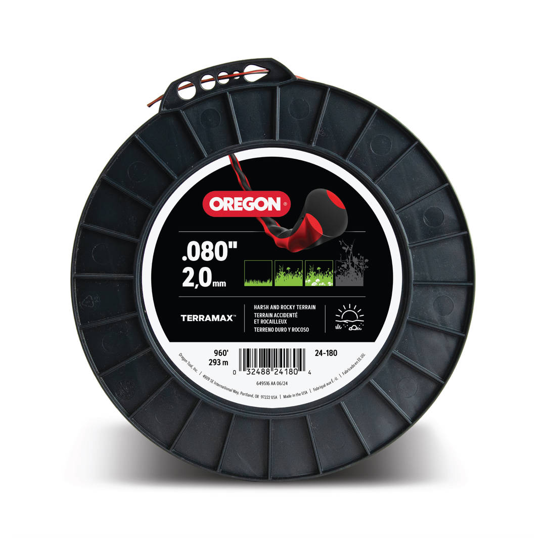 Oregon TerraMax .080" Diameter Trimmer Line, 3lb Spool