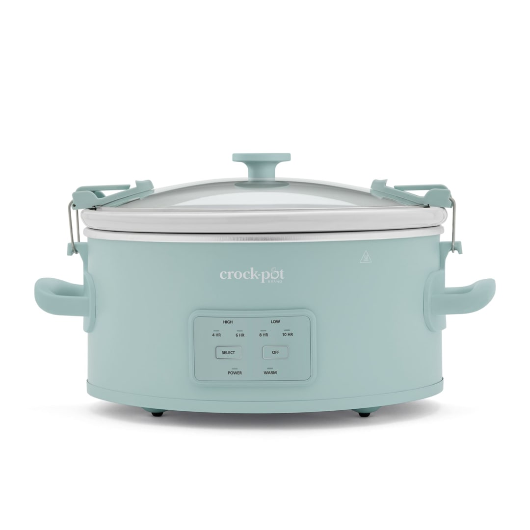 Crock-Pot® Design Series 6-Quart Manual Slow Cooker, Ocean Fog Green