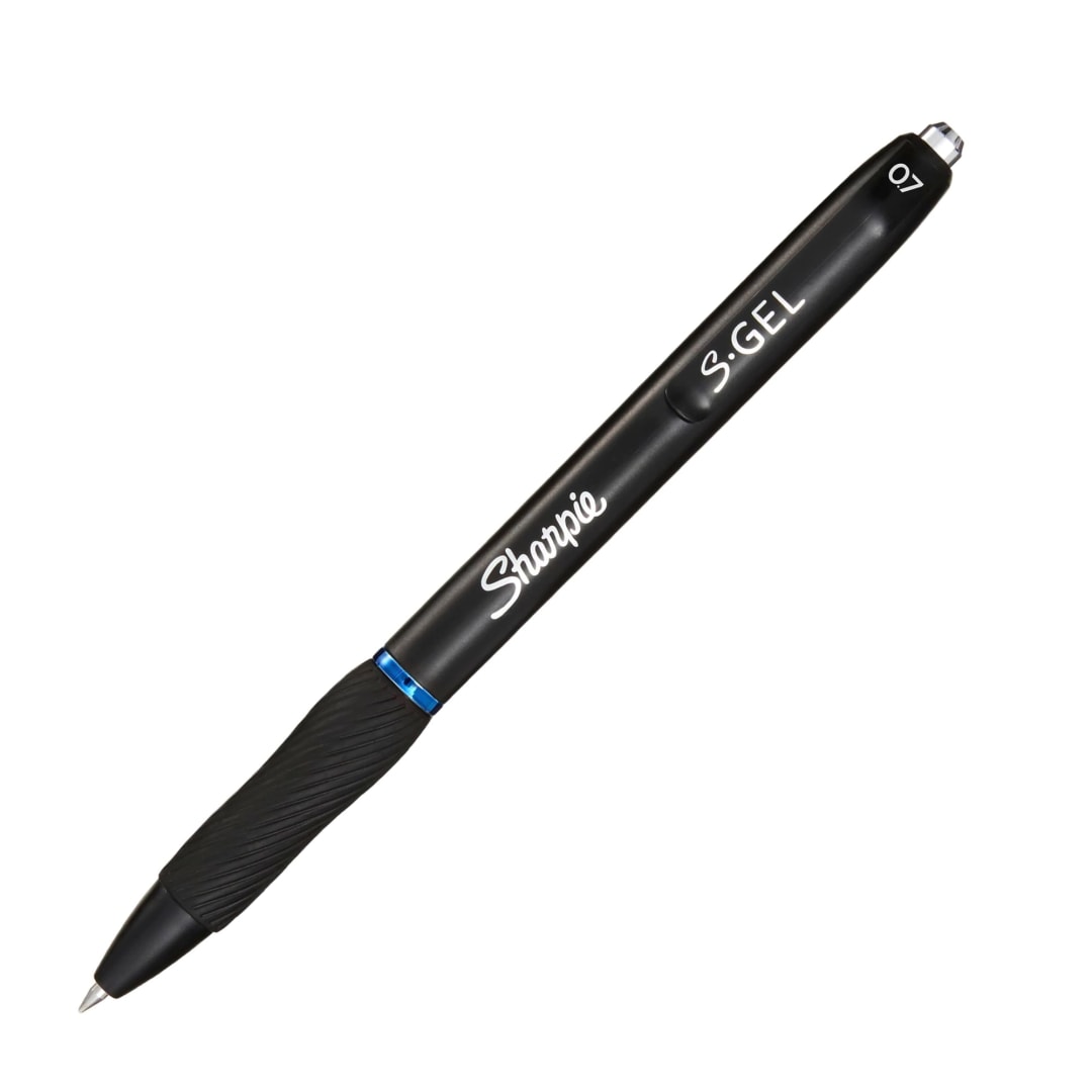Sharpie® S-Gel, Gel Pens, Medium Point (0.7mm), Blue Ink Gel Pen, 1 Count
