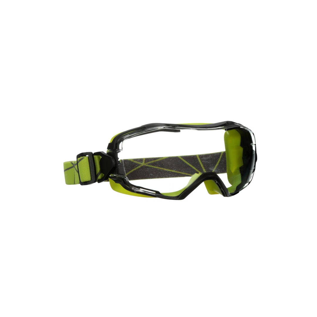 3M™ GoggleGear™ 6000 İş Güvenliği Koruyucu Gözlükler, Misket Limonu Yeşili Kaplama, Scotchgard™ Buğu Önleyici / Çizilmeye Dayanıklı Kaplama (K ve N), Şeffaf Lens, GG6001SGAF-GRN-EU, 10/Kutu