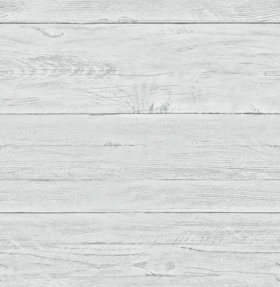 Aqua White Washed Boards Wallpaper